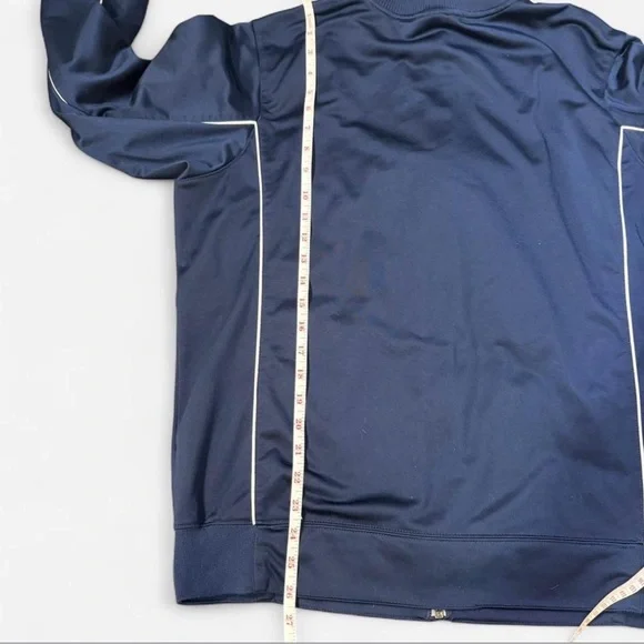 Vintage Y2K Adidas Navy Blue Track Jacket - Picture 6 of 7